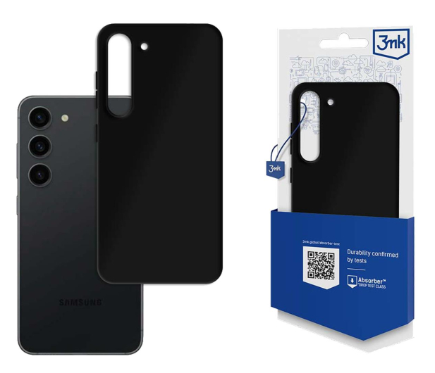 3MK Etui Matt Case Samsung S23 S911 Black 3M004331 - 1112548 - zdjęcie